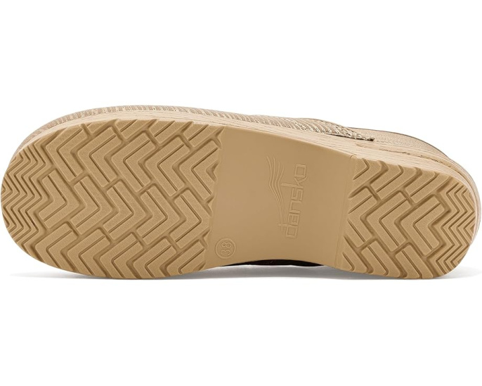 Клоги Dansko Professional из кожи Gold с пенной подошвой