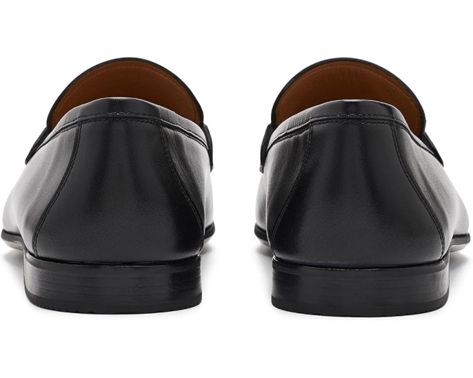 Черные лоферы Magnanni Tazz Side Bit с металлической вставкой
