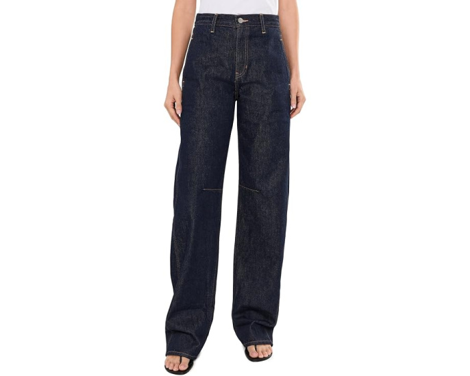 Джинсы AG Jeans Mercer Cuffed с манжетами и высокой посадкой