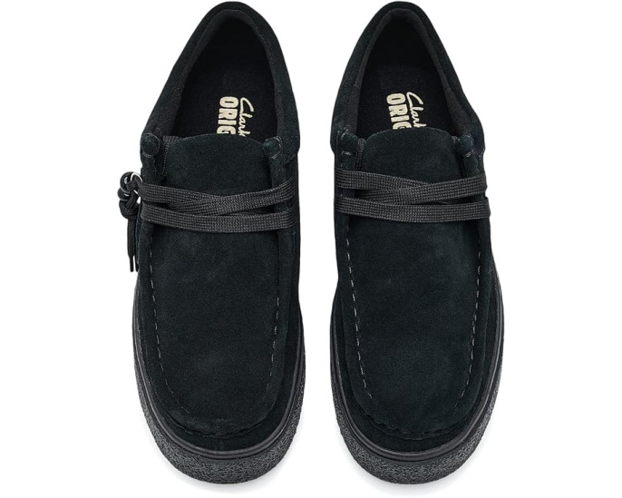 Низкие кеды Clarks Boxbee Low с замшевым верхом