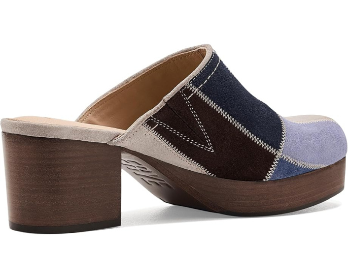Сабо Campus Clog Patchwork Frye с лоскутным верхом Бирюзовый