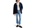 Джинсы AG Jeans Farrah Mid Rise Crop Boot укороченные с расклешенным низом