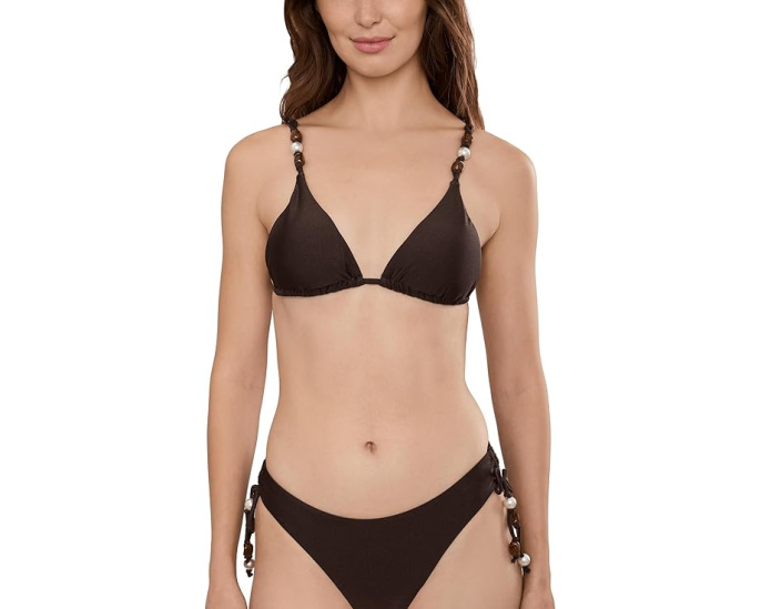 Купальник Seafolly Palermo Slide Tri с бусинами на бретелях