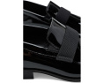 Florsheim Лоферы Tux Plain Toe Strap Slip-On в черном лаковом цвете