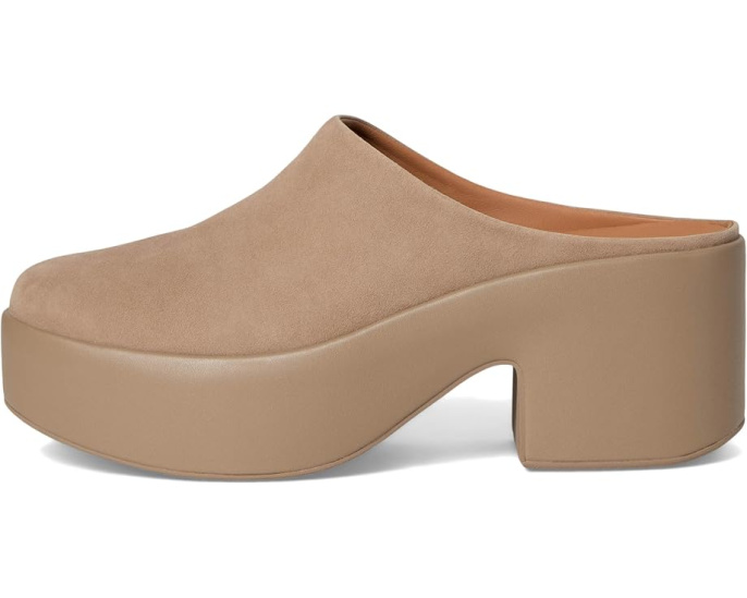 FitFlop Platfforms замшевые мюли на каблуке