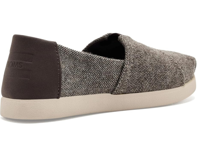 TOMS Alpargata для малышей с квадратным носком темно-коричневый