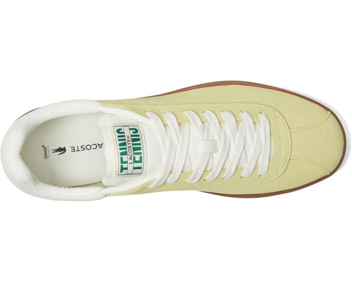 Кроссовки Lacoste Baseshot из замши с переработанными материалами