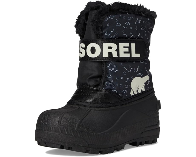 Зимние ботинки SOREL Snow Commander для малышей с подкладкой из флиса