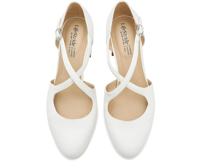 LifeStride туфли Tracy Strappy с миндалевидным носком и каблуком
