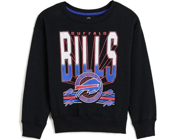 Флисовая кофта Junk Food с принтом Buffalo Bills и спущенным плечом для детей