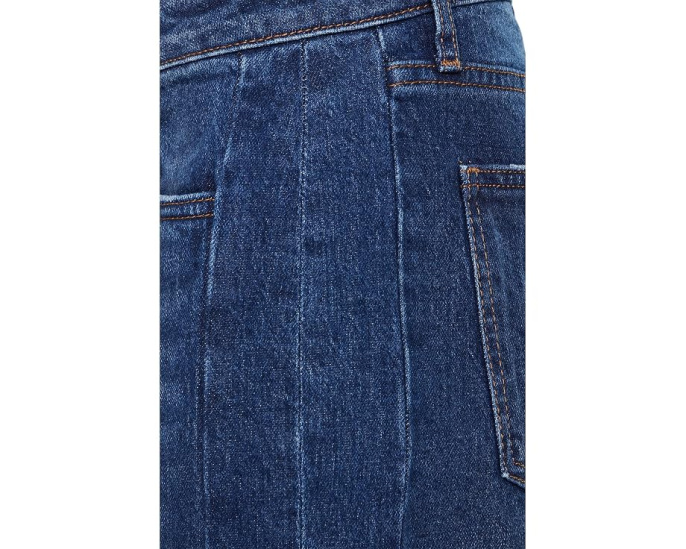 Meg High-Rise Wide Leg Side Panel Raw Hem