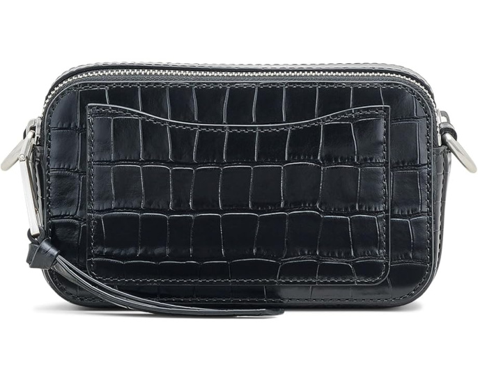 Сумка-кроссбоди Marc Jacobs The Croc-Embossed Chain Snapshot с цепным ремнем
