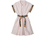 Платье Juliet в клетку для детей с короткими рукавами Burberry Kids