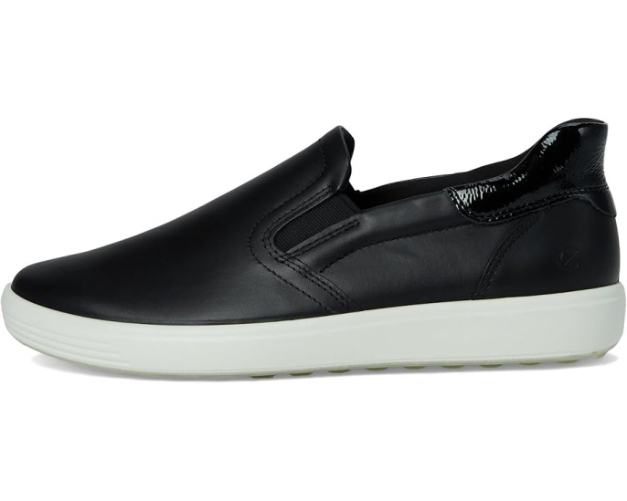 Кроссовки ECCO Soft 7 Easy Slip-On с эластичными вставками и технологией FLUIDFORM