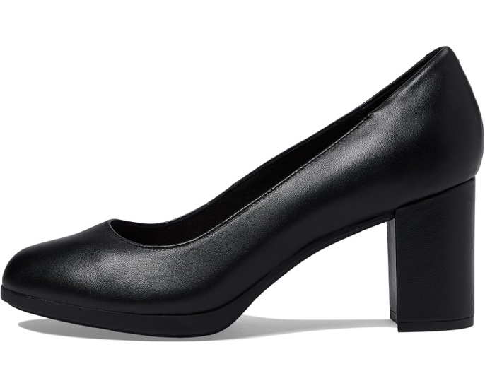Туфли Clarks Bayla Skip на устойчивом каблуке с миндалевидным носком