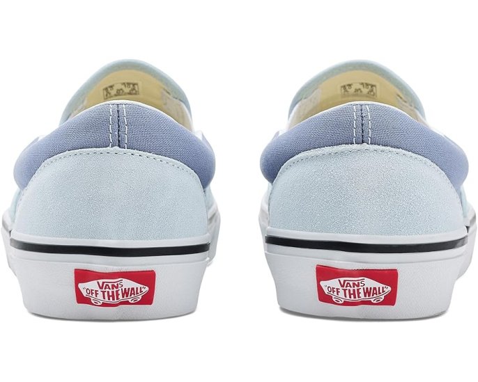 Кеды Vans Classic Slip-On Checkerboard на низком профиле с эластичными вставками