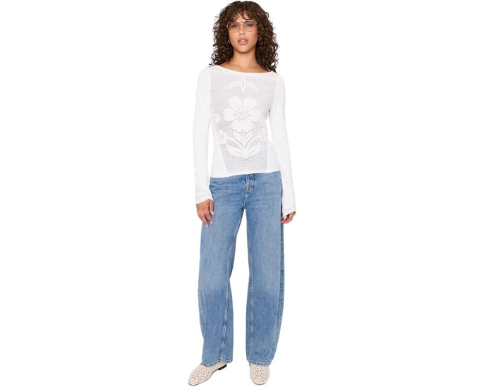 Топ Free People Delilah с длинным рукавом