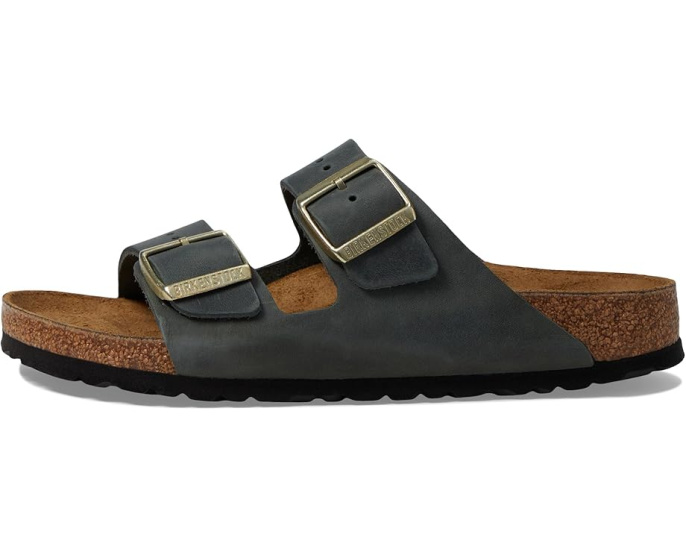Сандалии Birkenstock Arizona из промасленной кожи с пробковой стелькой
