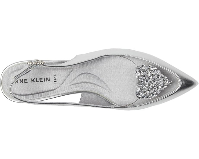 Туфли Inviting на каблуке Anne Klein с камнем