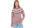 Cotton Ragg Relaxed Crew Neck Sweater Yoke Fair Isle