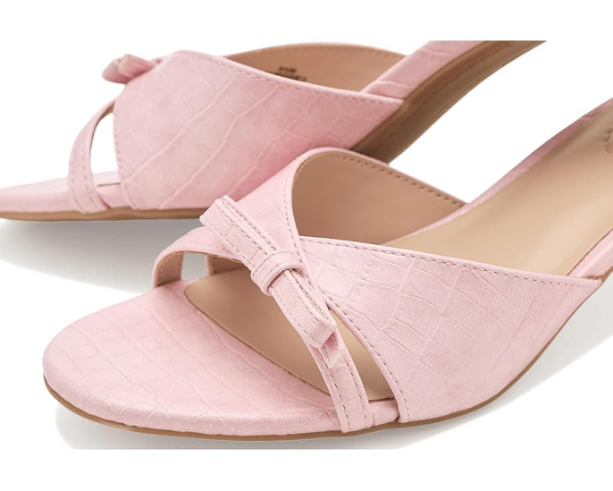 Сандалии Bandolino Rissie с бантом и каблуком kitten heel на платформе