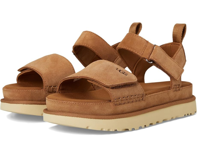 UGG Сандалии Goldenstar на платформе с бархатистым замшем