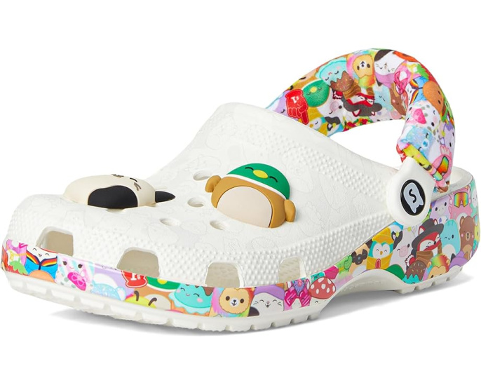 Клоги Squishmallows Classic от Crocs с принтом
