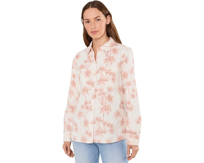 Рубашка Tommy Bahama Beachside Palms Cord Classic с воротником и длинным рукавом