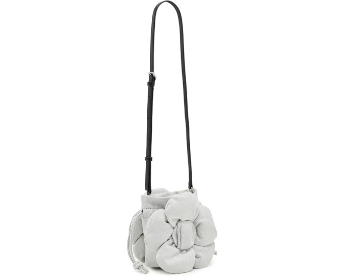 Джинсовая мини-сумка-мешок Marc Jacobs Daisy с цветами