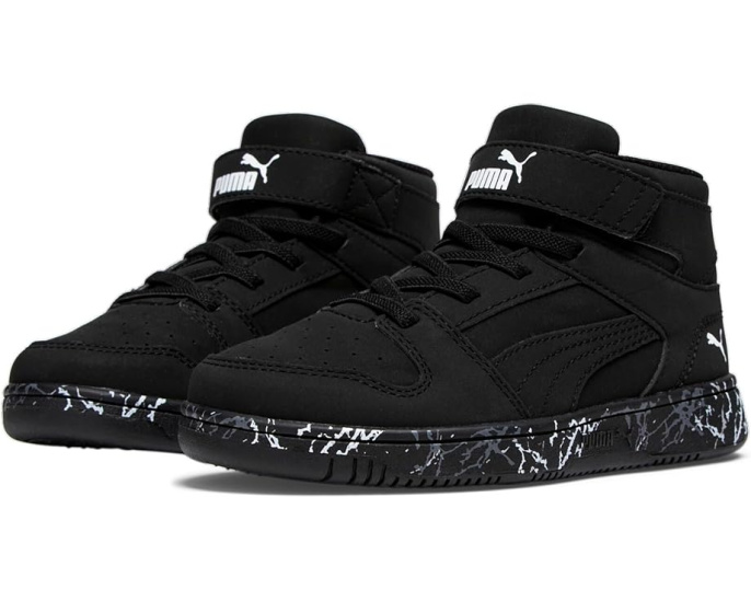 Детские кроссовки Puma Rebound Layup Nubuck Mountain Park на липучке