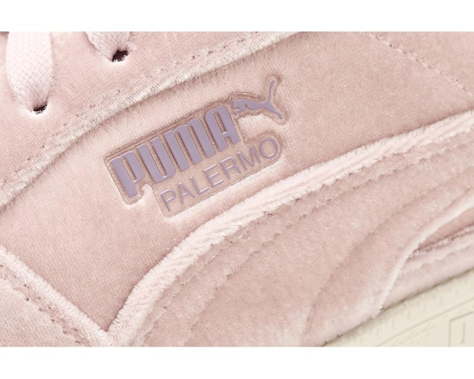 Кроссовки PUMA Palermo Velvet Dream из бархата с классической подошвой