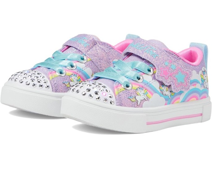 Кроссовки Skechers Twinkle Sparks 314809N с блестками для малышей