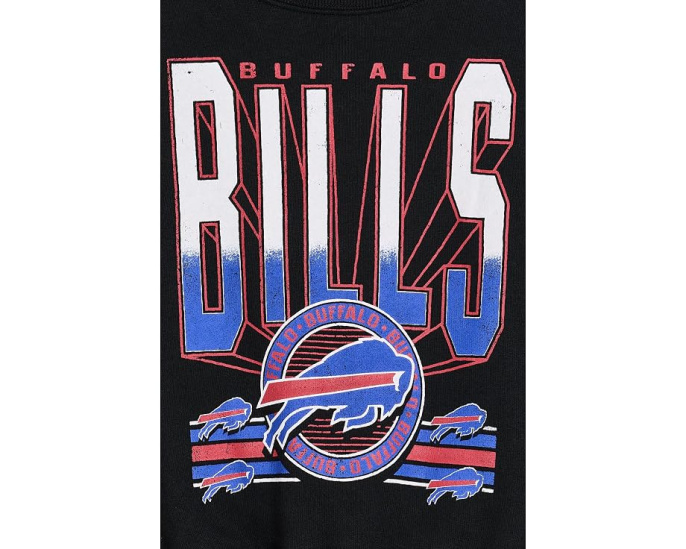 Флисовая кофта Junk Food с принтом Buffalo Bills и спущенным плечом для детей