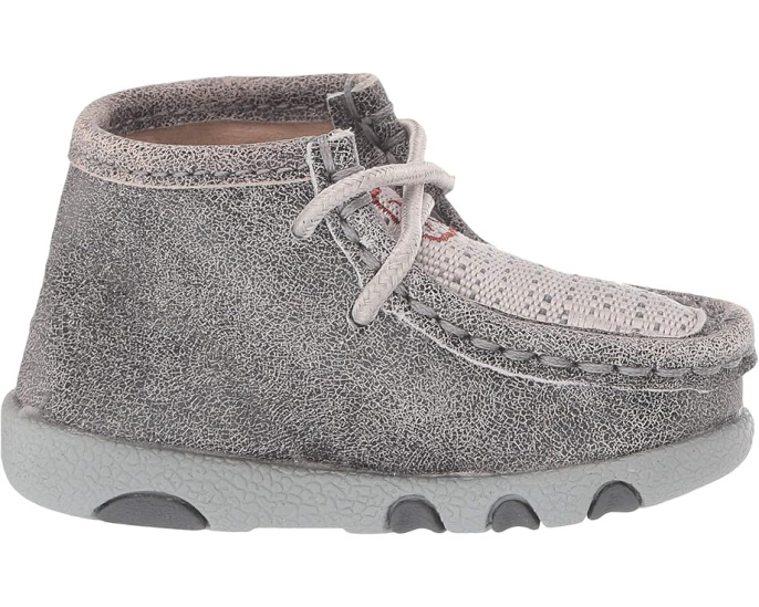 Мокасины Twisted X Chukka Driving Moc для малышей с резиновой подошвой
