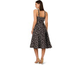 Платье Adrianna Papell в горошек с силуэтом fit-and-flare