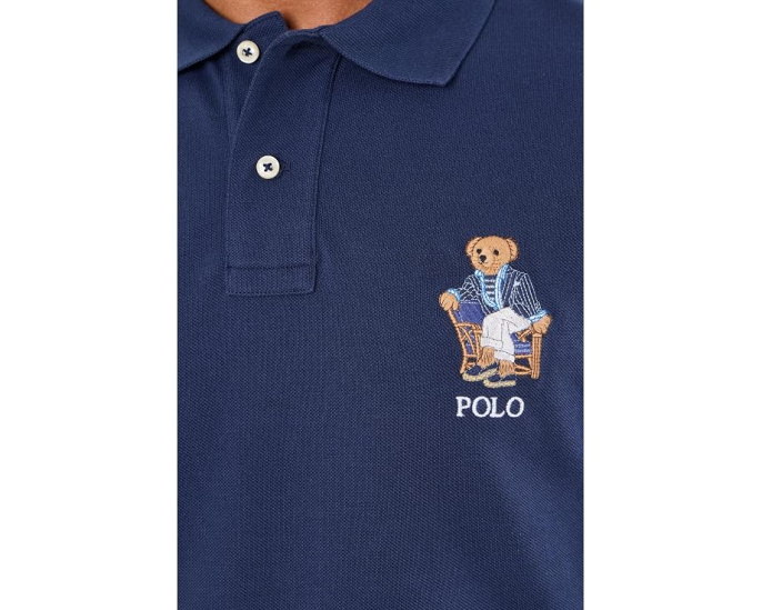 Кастомная Slim Fit Polo рубашка с мишкой Polo Ralph Lauren