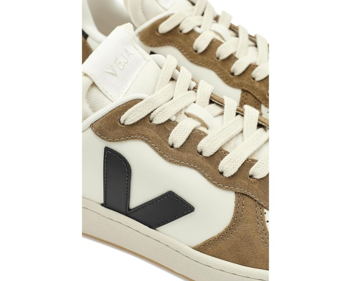 Кроссовки VEJA V-10 из экологичных материалов с круглым носком