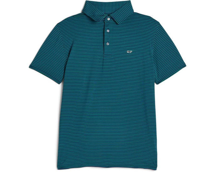Поло Bradley Stripe Sankaty с принтом в полоску для детей (Vineyard Vines)