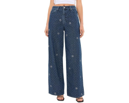 DAZE Wanderer Mid-Rise Palazzo джинсы с широкими брюками Glimmer