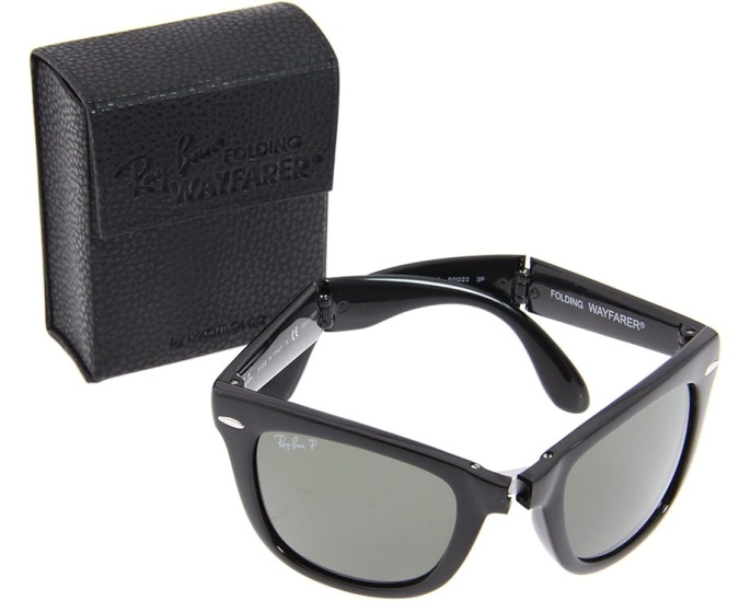 Ray Ban RB4105 Folding Wayfarer Polarized 50 Medium