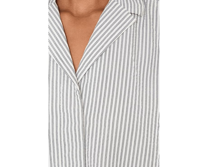Рубашка Madewell Mindy с капюшоном и полосками