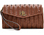 Плетеный кожаный кросс-боди кошелек Lauren Ralph Lauren Tanner