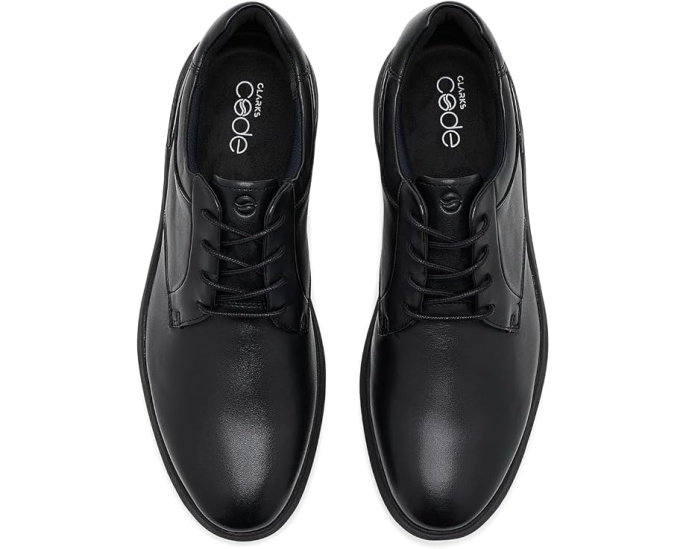 Кроссовки Code H Plain от Clarks с кожанным верхом