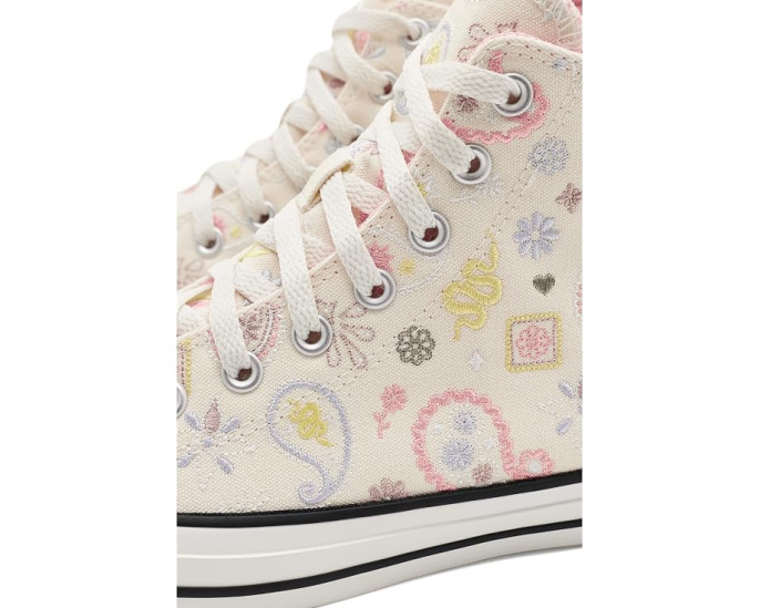 Кеды Chuck Taylor All Star Paisley Pop высокие Converse с принтом пейсли