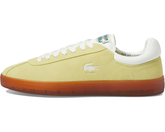 Кроссовки Lacoste Baseshot из замши с переработанными материалами