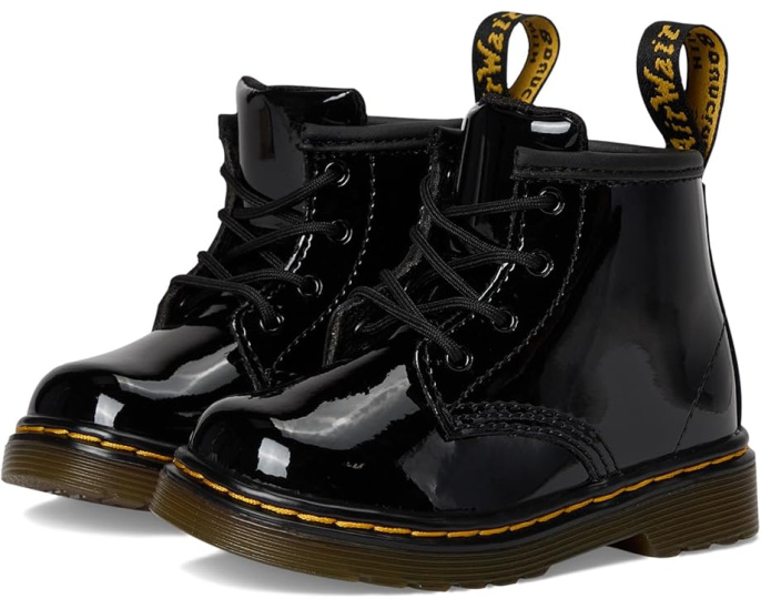 Ботинки Dr. Martens 1460 для детей на шнуровке с молнией