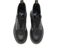 Ботинки Dr. Martens 1460 Pascal Flower с цветочным принтом и желтой строчкой