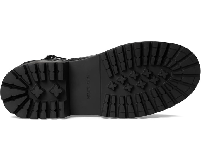 Ботинки Tory Burch Turnlock Lug на каблуке 40 мм с массивной подошвой