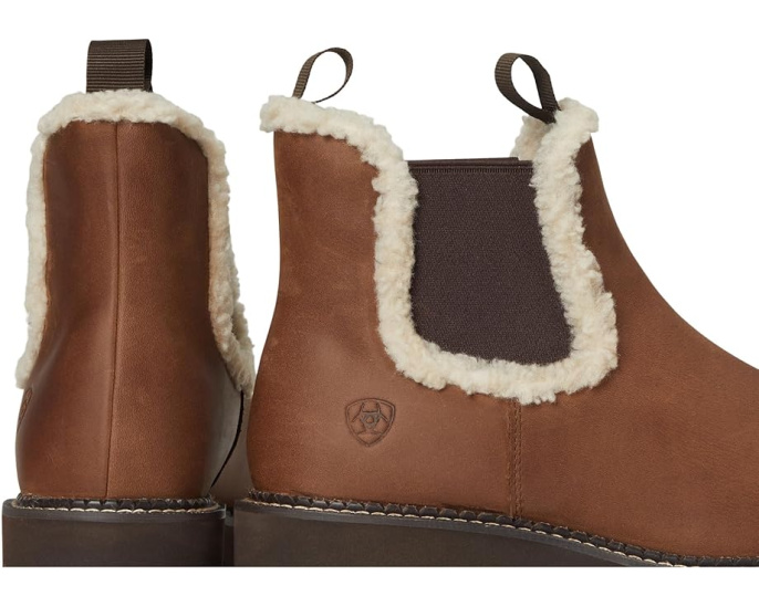 Уютные челси Ariat Fatbaby Chelsea Cozy с отделкой из меха