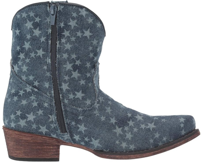 Ковбойские сапоги Roper Merica Denim с дизайном в звездах